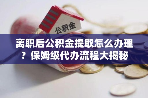永泰离职后公积金提取怎么办理?保姆级代办流程大揭秘 永泰离职后公积金提取怎么办理?保姆级代办流程大揭秘